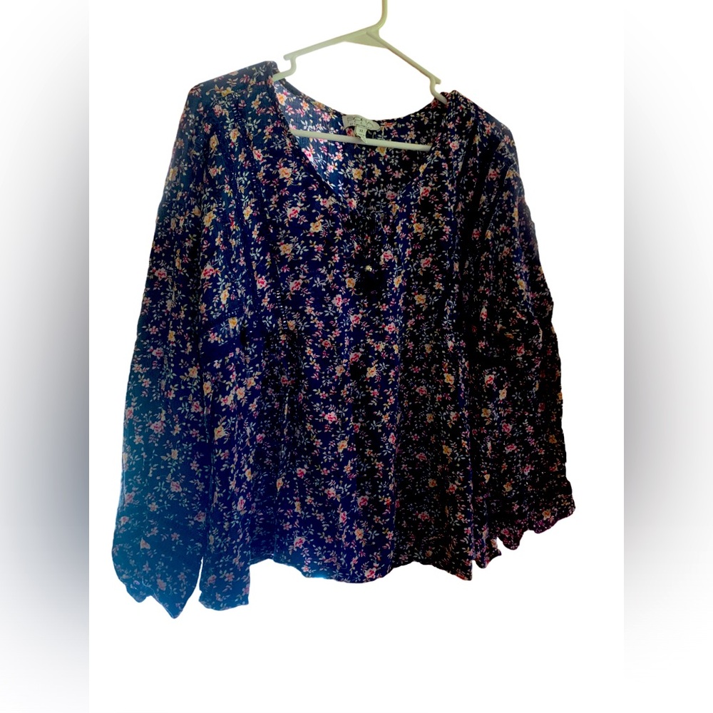 floral blouse